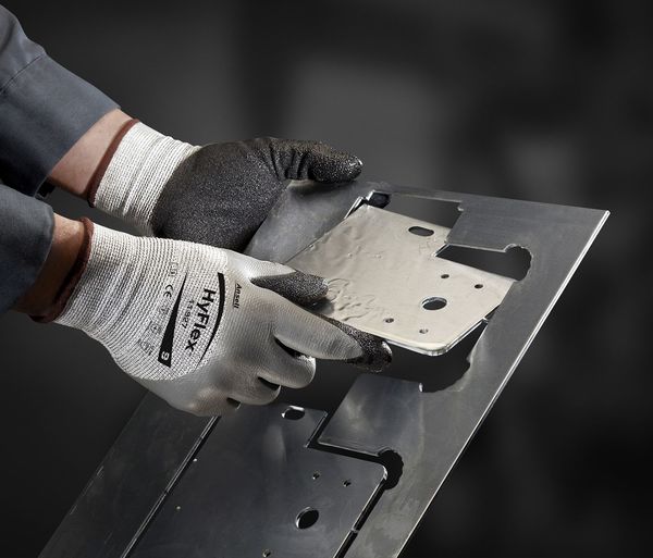 Cut Resistant Coated Gloves, A2 Cut Level, Nitrile, S, 1 PR