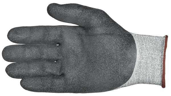 Cut Resistant Coated Gloves, A2 Cut Level, Nitrile, S, 1 PR
