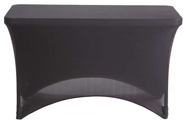 Table Cover, Rectangle, 48inLx24inW, Black