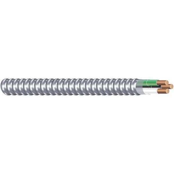 14 AWG 2 Conductor Solid Metal Clad 600V 1000 ft. SLVR