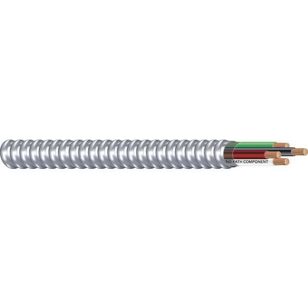 12 AWG 3 Conductor Stranded Metal Clad 600V 100 ft. SLVR