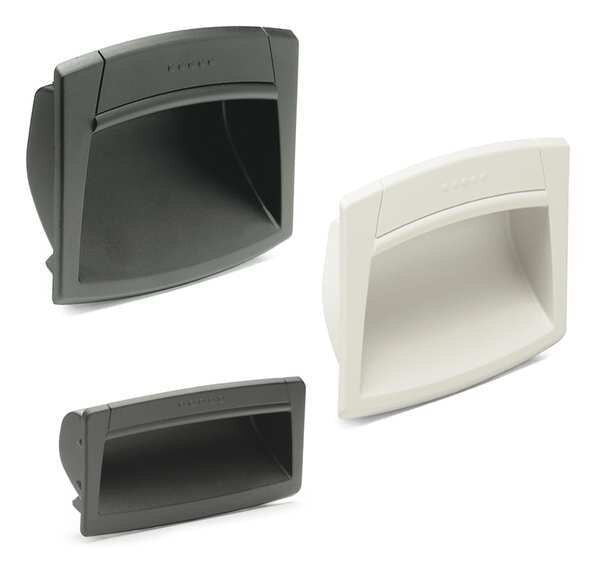 Pull Handle, 15/16In, Matte, Threaded Holes