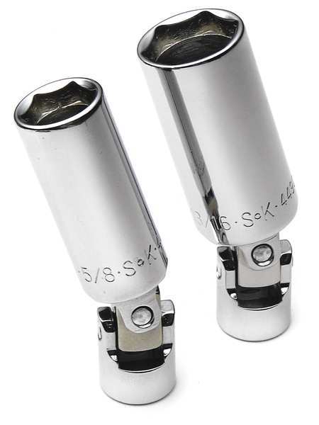 3/8 in Drive Socket Set, SAE, 2 pcs