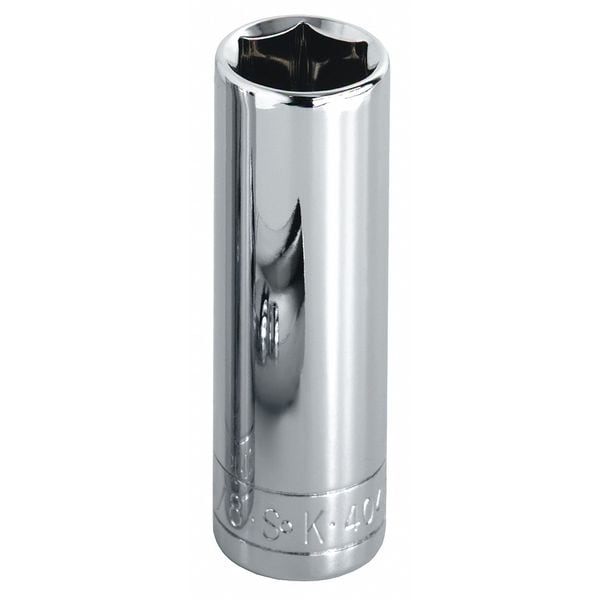 1/2 in Drive, 27mm 6 pt Metric Socket, 6 Points