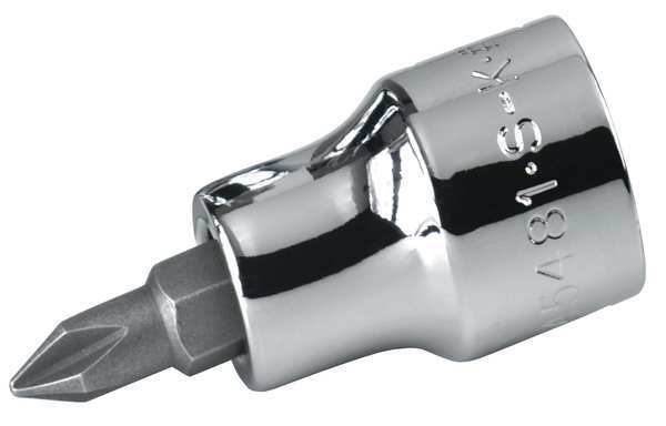 #4 Tip, Socket Bit, SAE 3/8 in Drive