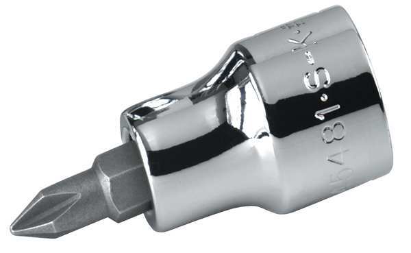 #2 Tip, Socket Bit, SAE 3/8 in Drive