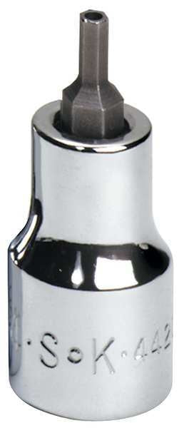 5/32 in Tip, Socket Bit, SAE 3/8 in Drive