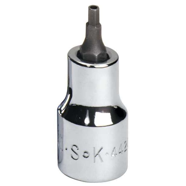 7/64 in Tip, Socket Bit, SAE 3/8 in Drive