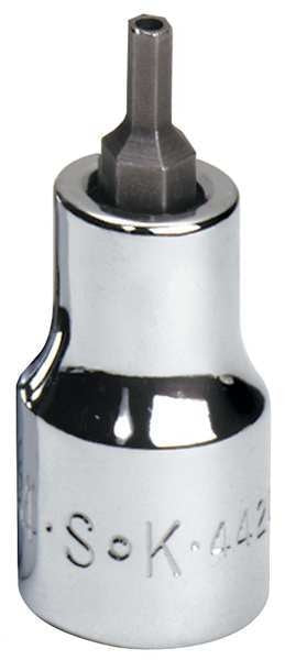 9/64 in Tip, Socket Bit, SAE 3/8 in Drive