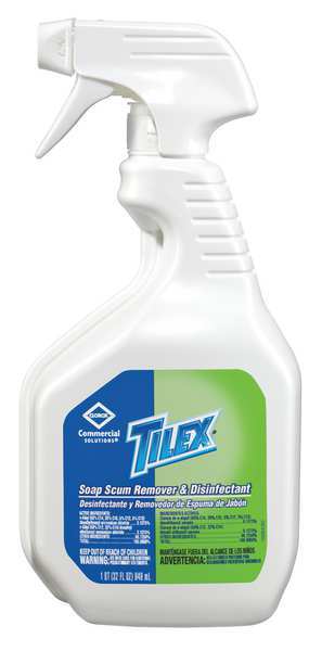 Bathroom Cleaner, Lemon, Clear, PK9