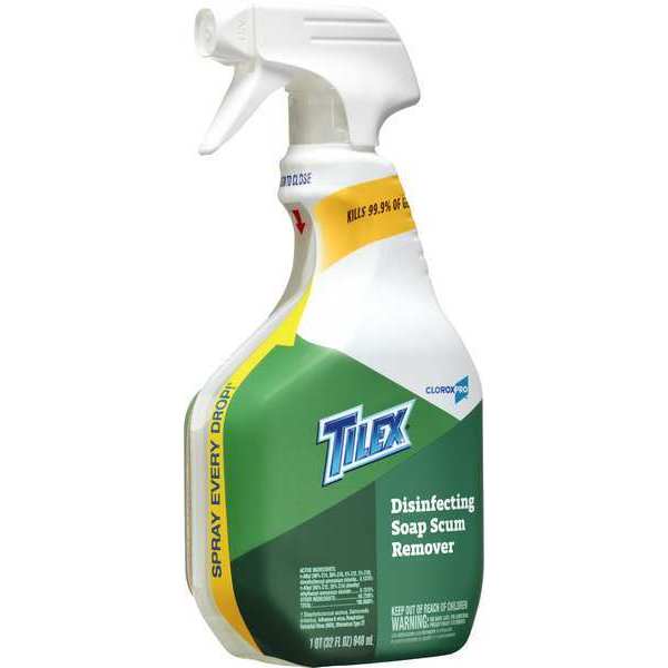 Bathroom Cleaner, Lemon, Clear, PK9