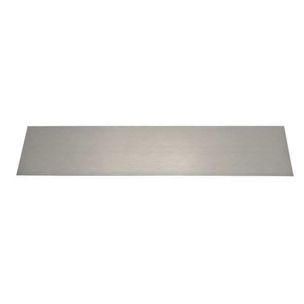 Door Protection Plate, 8in H x 34in W, SS