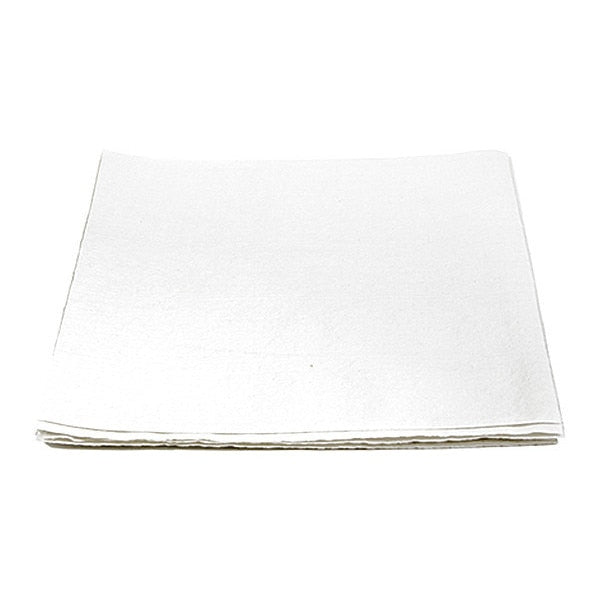 Disposable Wipes, White, Poly Wrapped, Paper, 1 PK, 900 Wipes, 12 in x 12 in