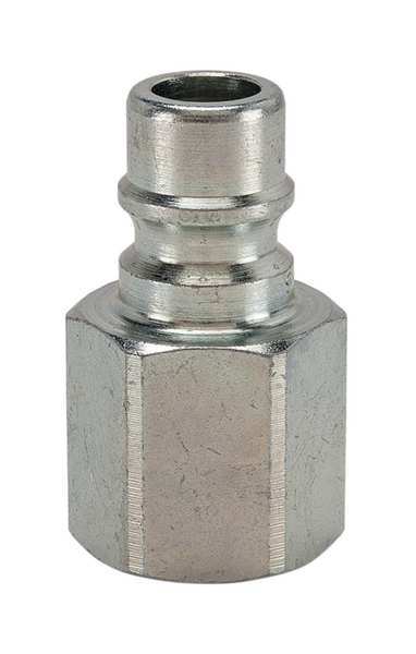Hydraulic Quick Connect Hose Coupling, Steel Body, Ball Lock, 1/8