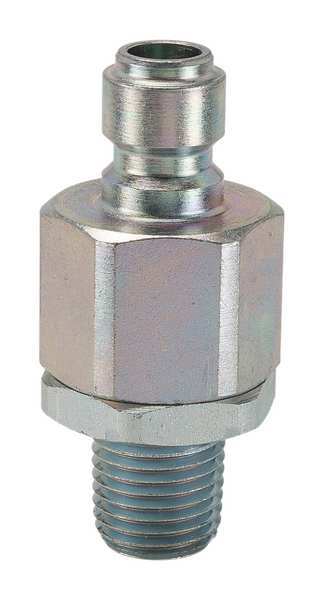Hydraulic Quick Connect Hose Coupling, Steel Body, Ball Lock, 1/2