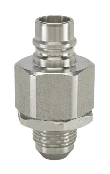 Hydraulic Quick Connect Hose Coupling, Steel Body, Ball Lock, 7/16
