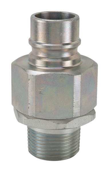 Hydraulic Quick Connect Hose Coupling, Steel Body, Ball Lock, 1/2
