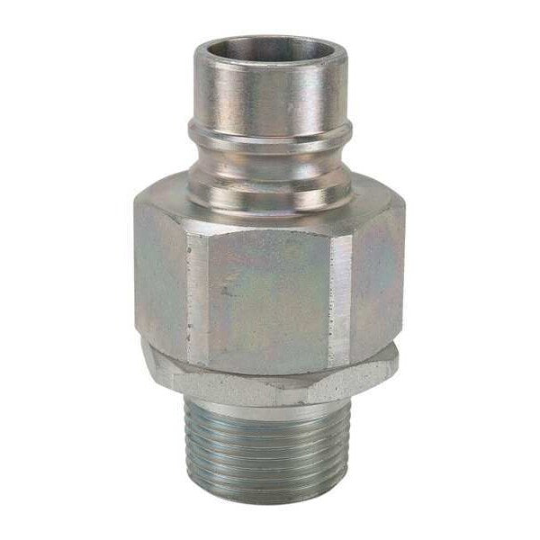 Hydraulic Quick Connect Hose Coupling, Steel Body, Ball Lock, 3/4