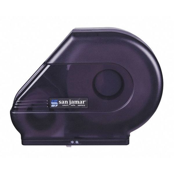 Tissue Dispenser, 9 - 10-1/2 In Rolls, Blk