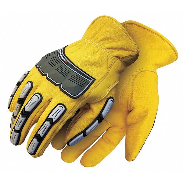 Grain Goatskin Driver Back Hand Protection Lined Thinsulate, Size XL