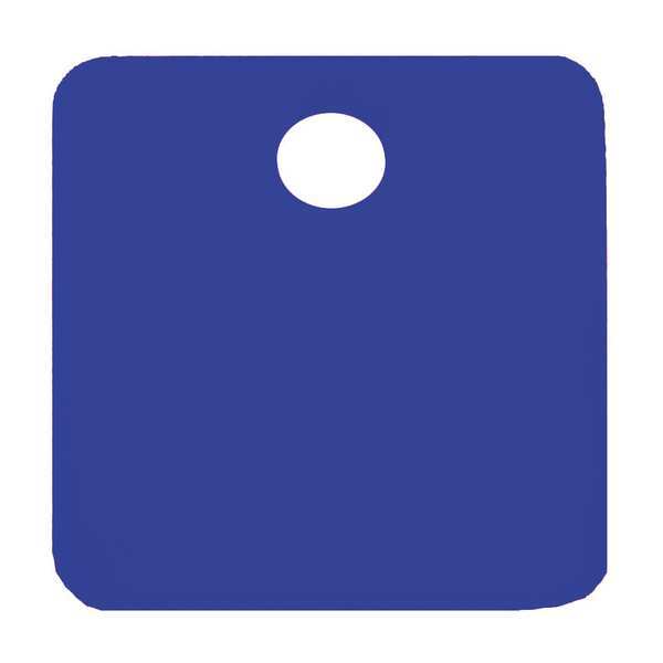 Blank Tag, Square, Blue, PK5