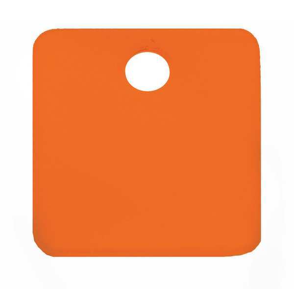 Blank Tag, Square, Orange, PK5