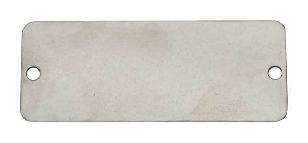 Blank Tag, Rectangle, Steel, PK10