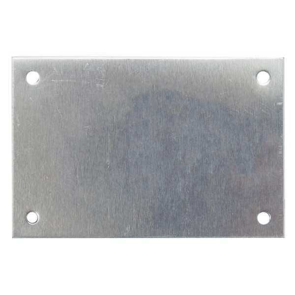 Blank Tag, Rectangle, Steel, PK10