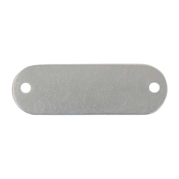 Blank Tag, Rectangle, Steel, PK10