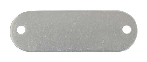 Blank Tag, Rectangle, Steel, PK10