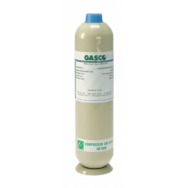 Calibration gas, Ethane, Nitrogen, 103 L, C-10 (5/8 in UNF) Connection, +/-5% Accuracy