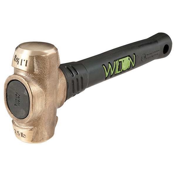Sledge Hammer, 2-1/2 lb., 12, Rubber/Steel