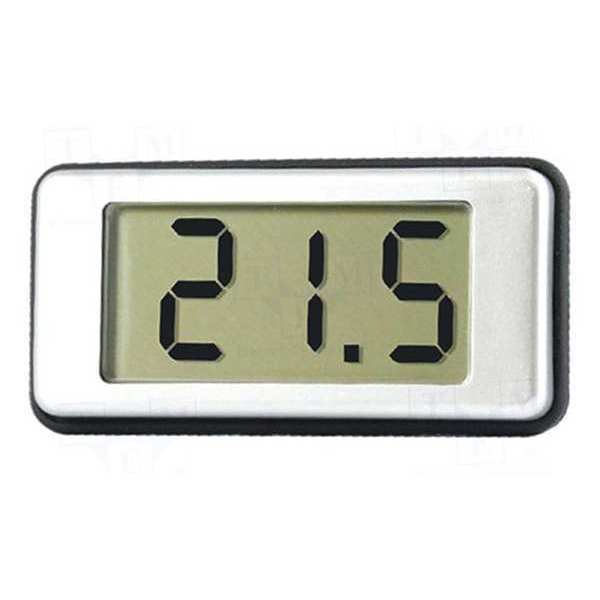 LCD Voltmeter, 3 Digit, Drill Mount, 4-25V