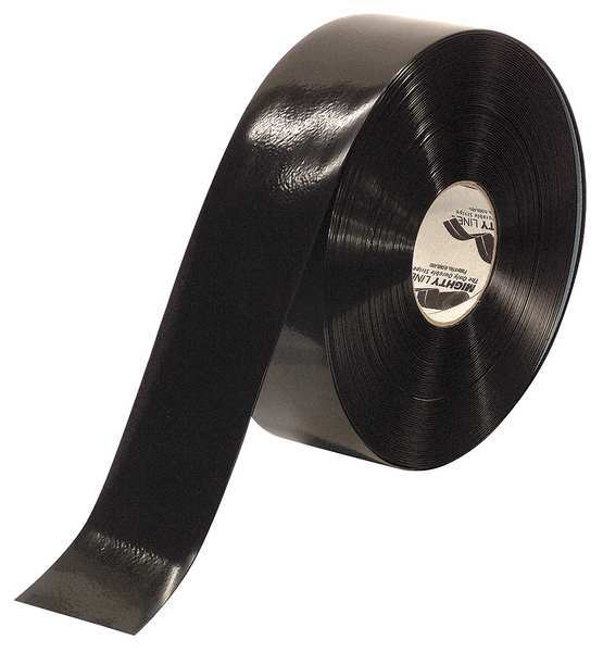 Industrial Floor Tape, Roll, Black, Vinyl