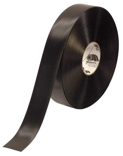 Industrial Floor Tape, Roll, Black, Vinyl