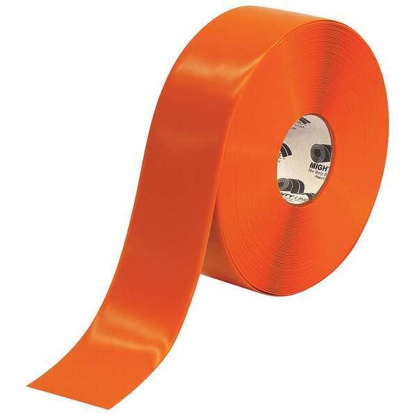 Industrial Floor Tape, Roll, Orange, Vinyl