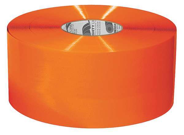 Industrial Floor Tape, Roll, Orange, Vinyl
