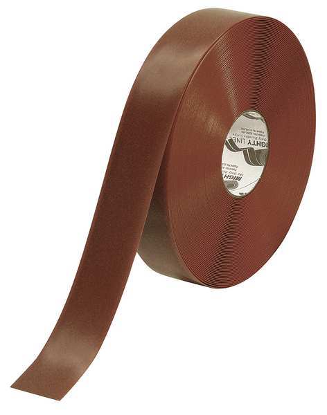 Industrial Floor Tape, Roll, Brown, Vinyl