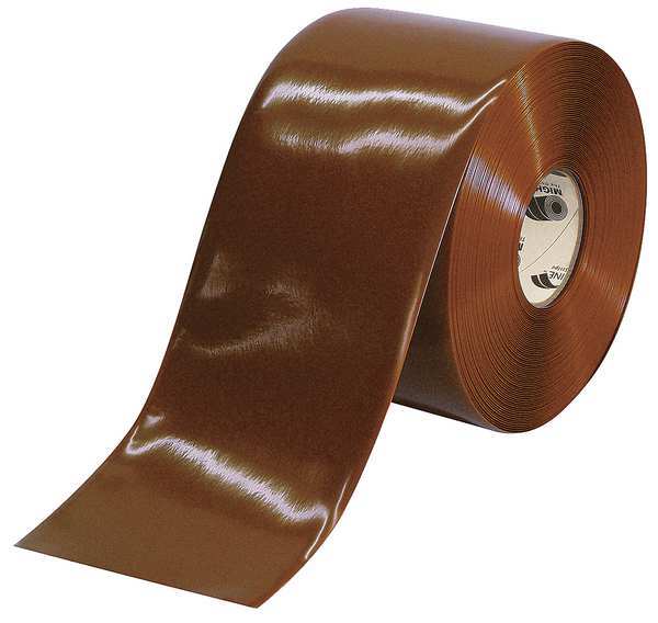 Industrial Floor Tape, Roll, Brown, Vinyl