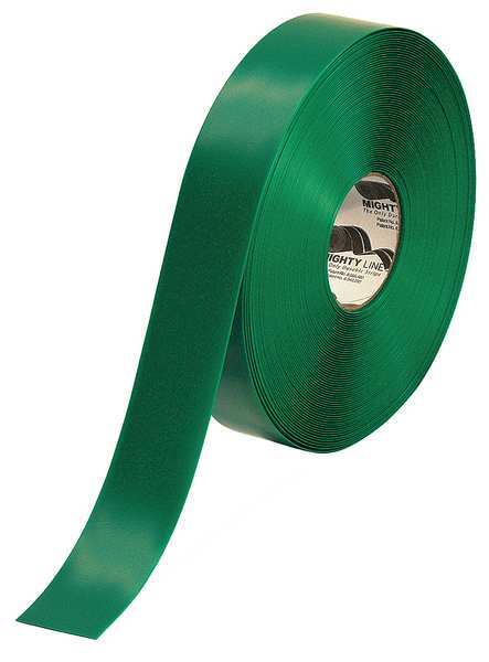 Industrial Floor Tape, Roll, Green, Vinyl