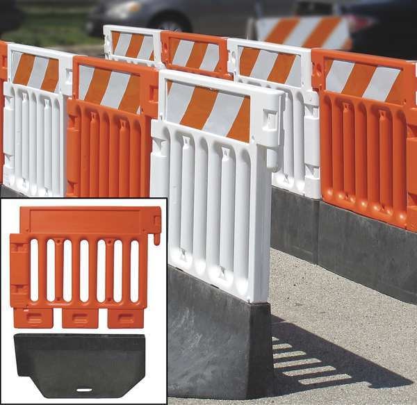 Crowd/Traffic Control Barricade, White