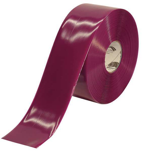 Industrial Floor Tape, Roll, Purple, Vinyl