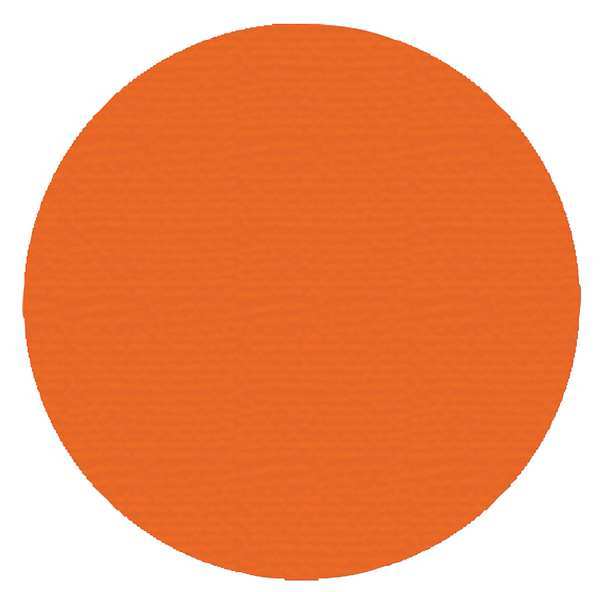 Ind Floor Tape Markers, Dot, Orange, PK100