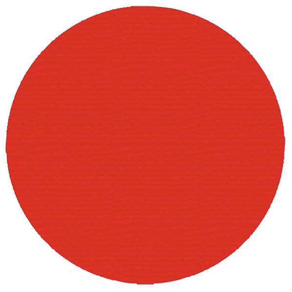 Ind Floor Tape Markers, Dot, Red, PK200