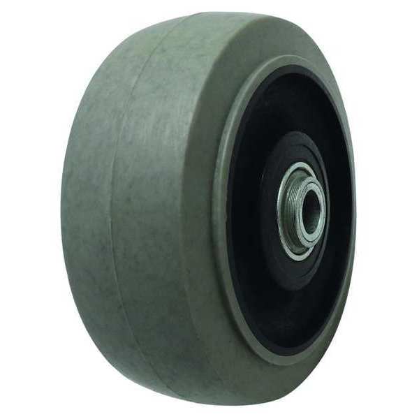 Caster Wheel, TPR, 3-1/2 in., 225 lb.