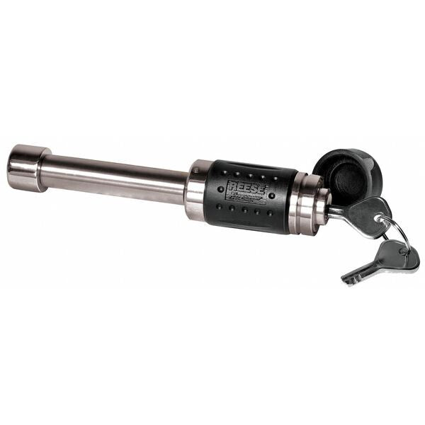 Receiver Lock, Class I, II, III, IV, Chrome, REESE TOWPOWER