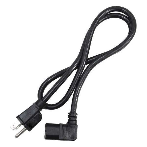 PC Power Cord, 5-15P, IEC C13, 3 ft., Blk, 13A