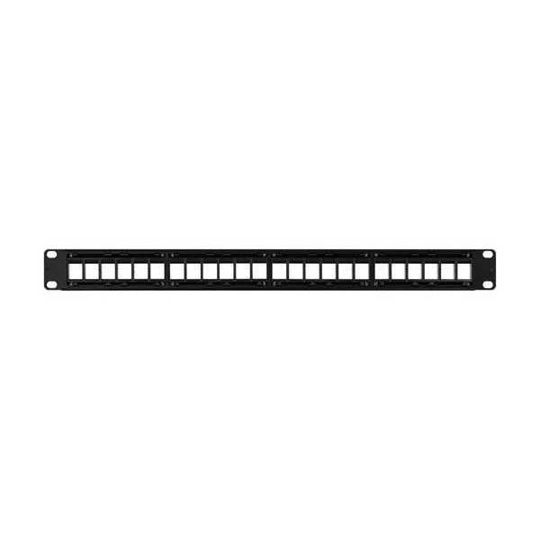Rackmount Keystone Jack Panel, 24 Ports