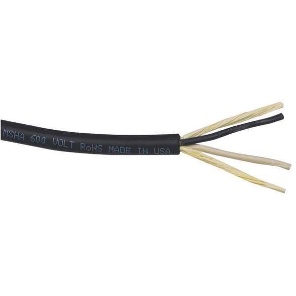 18 AWG 2 Conductor Portable Cord 600V 25 ft. BK