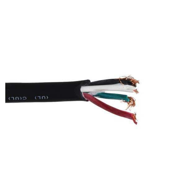 16 AWG 4 Conductor Portable Cord 600V 25 ft. BK